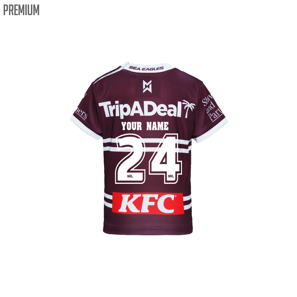 Buy 2024 Manly Sea Eagles NRL Home Jersey Toddler NSW Jerseys